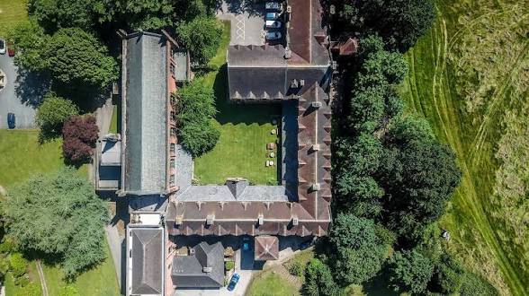 The grounds of St Thomas's Priory in Rugeley